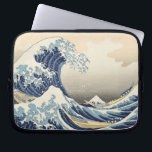 Protection Pour Ordinateur Portable Copie de bois de graveur par Katsushika Hokusai<br><div class="desc">Grande vague outre de Kanagawa par Katsushika Hokusai. (1760 - 1849). Cette image (ou tout autre dossier de médias) est dans le public domain parce que son copyright a expiré.</div>