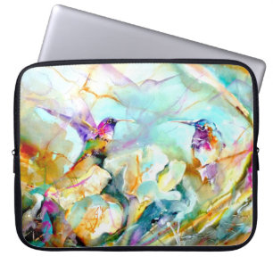 Protection Pour Ordinateur Portable Copie de colibri "de salutation d'aube" dessus