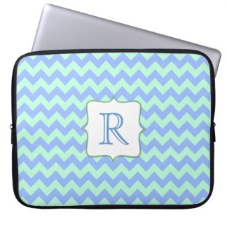Protection Pour Ordinateur Portable Coque d'ordinateur portable Monogram Chevron perso