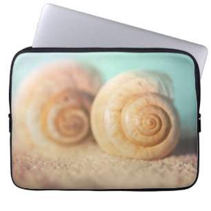 Protection Pour Ordinateur Portable Coquilles de Nautilus sur la plage