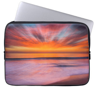 Protection Pour Ordinateur Portable Coucher de soleil Tamarack Beach Carlsbad, CA