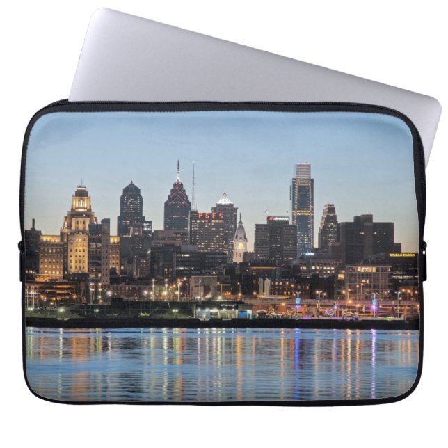 Protection Pour Ordinateur Portable Coucher du soleil de Philly (Devant)