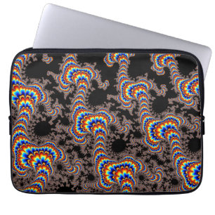 Protection Pour Ordinateur Portable Couleur courue - art de fractale
