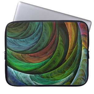 Protection Pour Ordinateur Portable Couleur Gloire Moderne Art Abstrait Motif Élégant