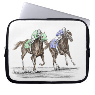 Protection Pour Ordinateur Portable Course de chevaux à Thoroughbred