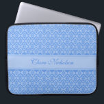Protection Pour Ordinateur Portable Couture inspirée nommé bleu coque portable de 15 p<br><div class="desc">Un coque d'ordinateur portable joliment décoré est parfait pour tous ceux qui aiment être chic en ville. Personnalisez cet objet avec votre nom. Voici l'exemple : "Clara Nicholson". Ce motif unique est conçu par Sarah Trett.</div>