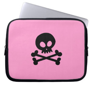 Protection Pour Ordinateur Portable Crâne noir