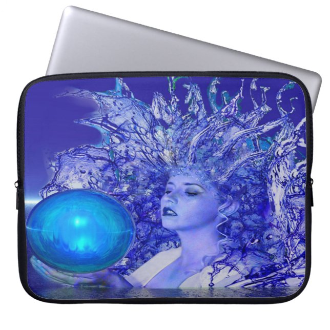 Protection Pour Ordinateur Portable Cristal bleu (Devant)