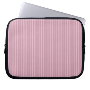 Protection Pour Ordinateur Portable Cute Girl rose Motif de bandes verticales