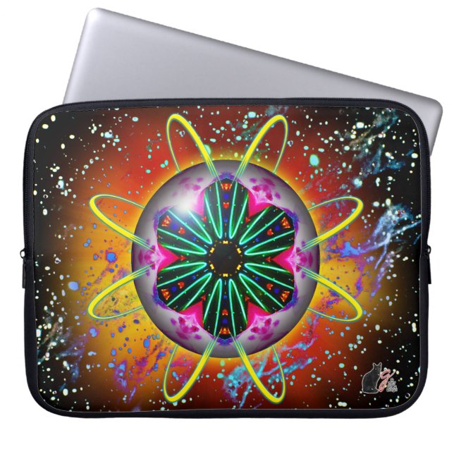 Protection Pour Ordinateur Portable Cyclon Orbz Kaleid (Devant)