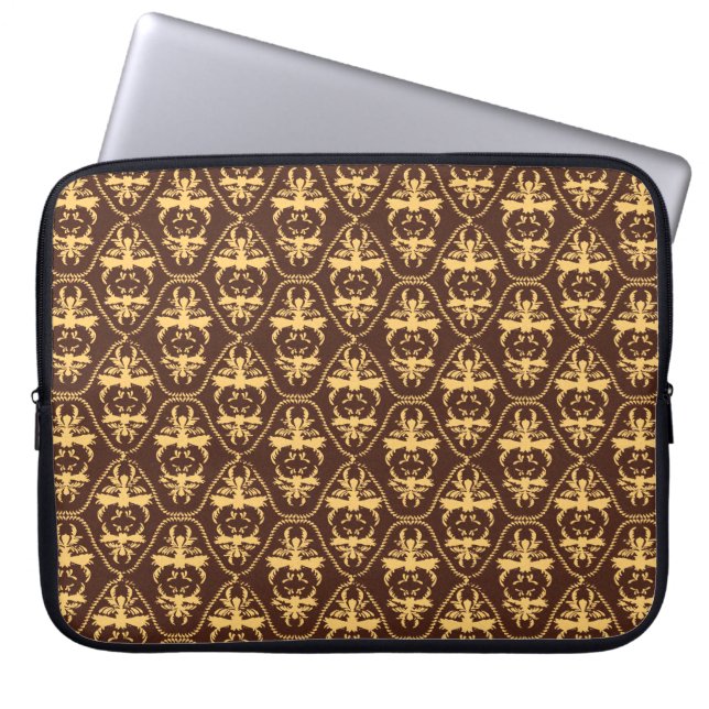 Protection Pour Ordinateur Portable Damas baroque #2 @ Sonoletre (Devant)