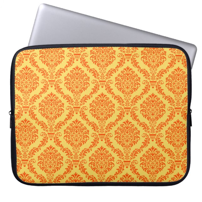 Protection Pour Ordinateur Portable Damas baroque #4 @ Sonoletre (Devant)