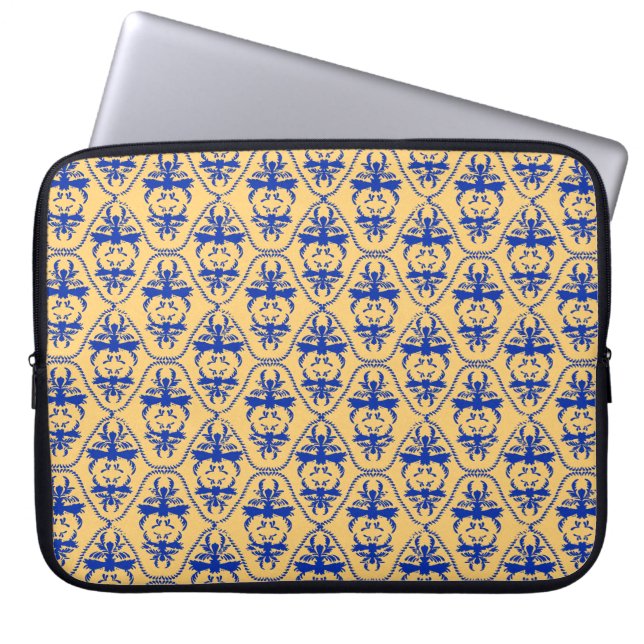 Protection Pour Ordinateur Portable Damas baroque #6 @ Sonoletre (Devant)