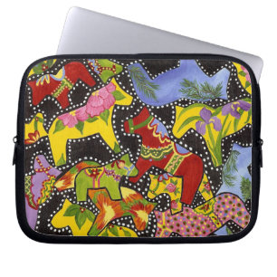 Protection Pour Ordinateur Portable Dancing Dala Horses Electronique Manche