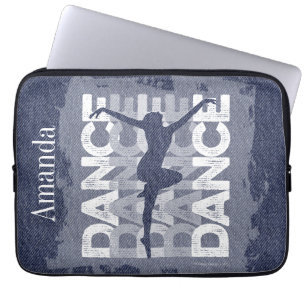 Protection Pour Ordinateur Portable Danse et Lettres (Danse)