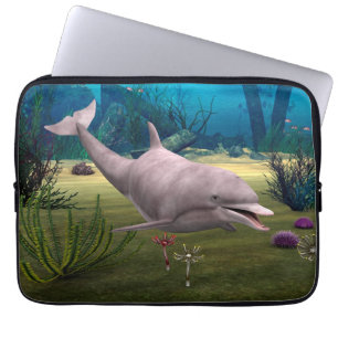 Protection Pour Ordinateur Portable Dauphin souriant