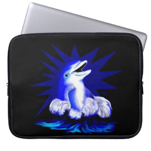 Protection Pour Ordinateur Portable Dauphin souriant