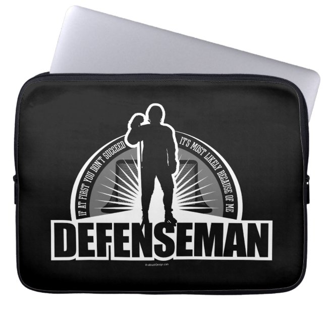 Protection Pour Ordinateur Portable Défenseur du hockey (Devant)
