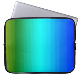 Protection Pour Ordinateur Portable Dégradé bleu et vert mer et ciel
