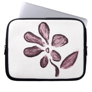 Protection Pour Ordinateur Portable Dessin de fleurs