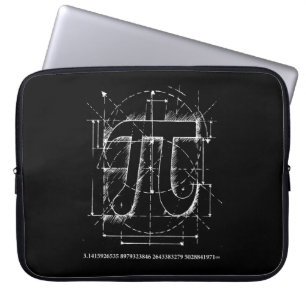 Protection Pour Ordinateur Portable Dessin de nombre de pi