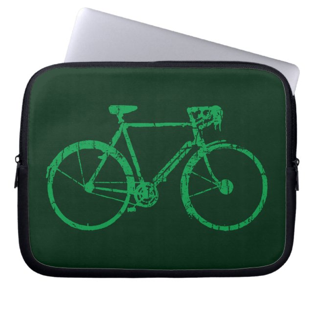 Protection Pour Ordinateur Portable devenez écolo / vélo (Devant)