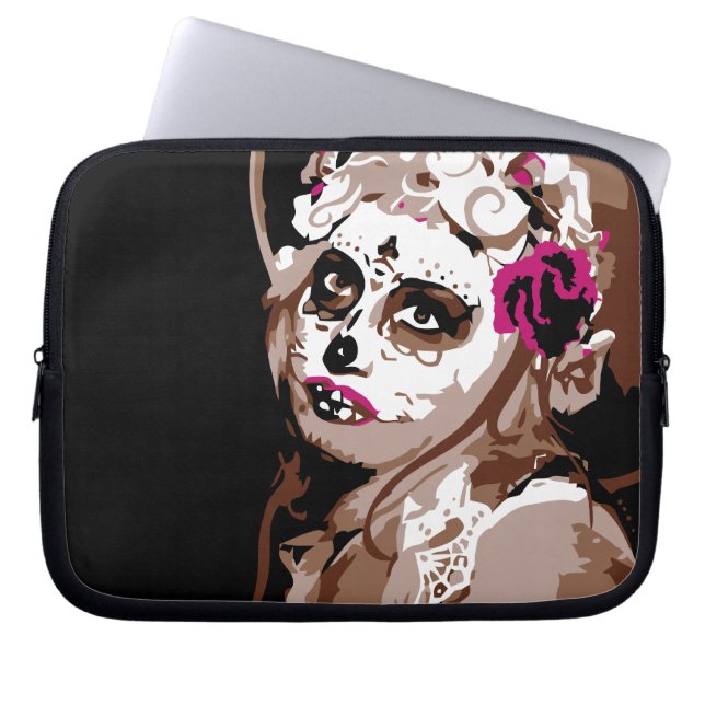 Protection Pour Ordinateur Portable dia de los muertos (Devant)