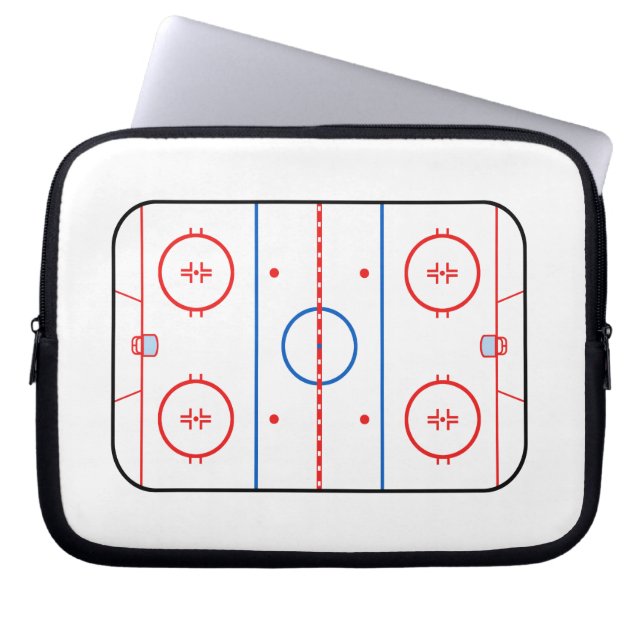 Protection Pour Ordinateur Portable Diagramme de la patinoire Hockey Jeu Compagnon (Devant)