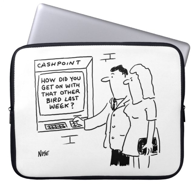 Protection Pour Ordinateur Portable Distributeur automatique affiche un message impert (Devant)