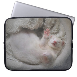 Protection Pour Ordinateur Portable Douille blanche d'ordinateur portable de furet