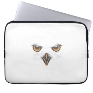 Protection Pour Ordinateur Portable Douille blanche d'ordinateur portable de hibou