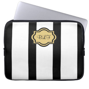 Protection Pour Ordinateur Portable douille chic d'ipad, monogramme de