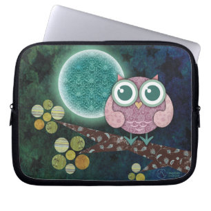 Protection Pour Ordinateur Portable Douille de minuit d'ordinateur portable de hibou