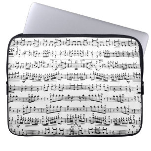 Protection Pour Ordinateur Portable Douille d'ordinateur portable de motif de notes de