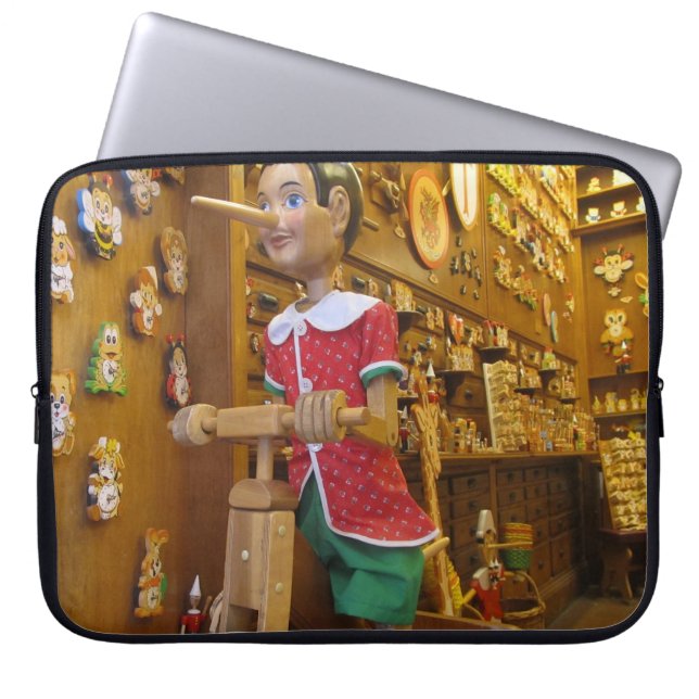 Protection Pour Ordinateur Portable Douille d'ordinateur portable--Poupée de Pinocchio (Devant)