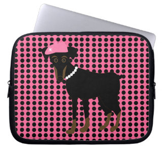 Protection Pour Ordinateur Portable Douille noire et bronzage d'ordinateur portable de