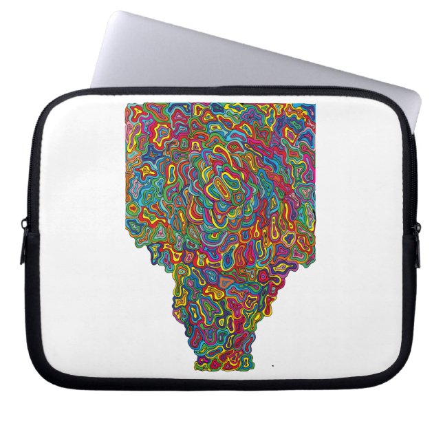 Protection Pour Ordinateur Portable Douille Trippy d'ordinateur (Devant)
