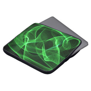 Protection Pour Ordinateur Portable Douilles vertes ABSTRAITES d'ordinateur portable