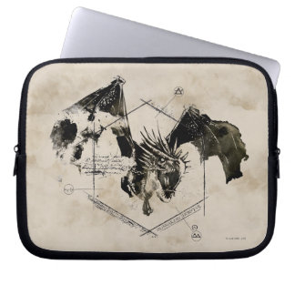 Protection Pour Ordinateur Portable Dragon de Queue de Corne Hongrois