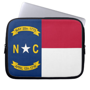 Protection Pour Ordinateur Portable Drapeau de l'État de Caroline du Nord