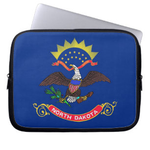 Protection Pour Ordinateur Portable Drapeau de l'État du Dakota du Nord