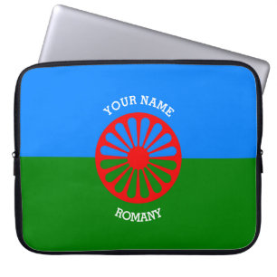 Protection Pour Ordinateur Portable Drapeau de voyageur tzigane romani officiel person