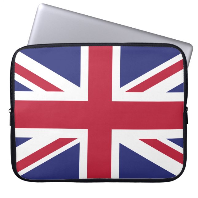 Protection Pour Ordinateur Portable Drapeau patriotique du Royaume-Uni (Devant)