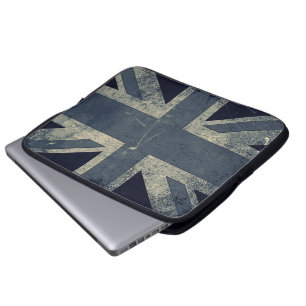 Protection Pour Ordinateur Portable Drapeau vintage du R-U de grunge