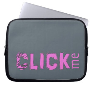 Protection Pour Ordinateur Portable Drôle (C) léchez-moi rose d'activité pour brise