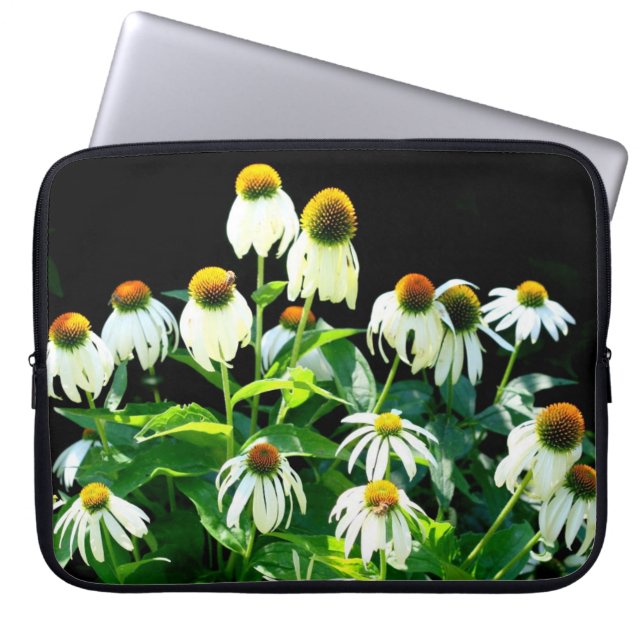 Protection Pour Ordinateur Portable Echinacea Fleurs en coque de fleurs (Devant)