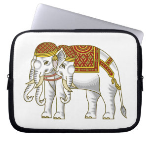 Protection Pour Ordinateur Portable Elephant blanc thaïlandais Erawan