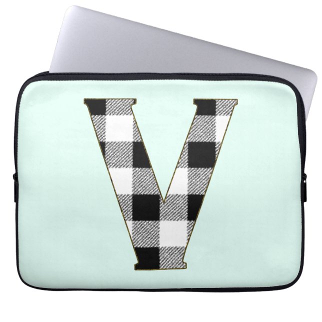 PROTECTION POUR ORDINATEUR PORTABLE EN VICHY V (Devant)