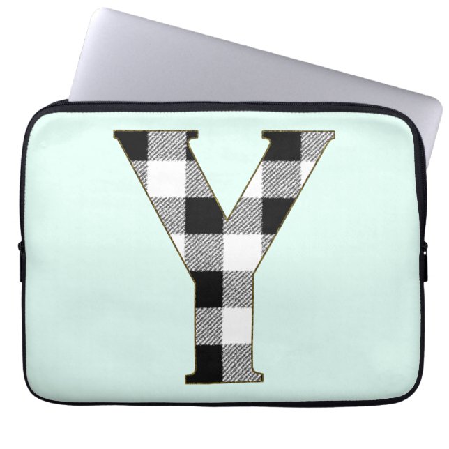Protection Pour Ordinateur Portable en vichy vérifier Y (Devant)