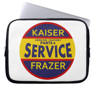 Protection Pour Ordinateur Portable Enseigne vintage Kaiser Frazer Pièces & Service
